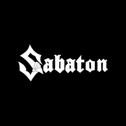Fotonášivka SABATON - Logo CIERNE