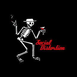 Fotonášivka SOCIAL DISTORTION - Skeleton & Logo