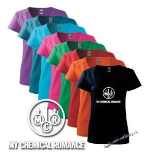 MY CHEMICAL ROMANCE - Logo - farebné dámske tričko