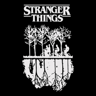 Fotonášivka STRANGER THINGS - Upside Down
