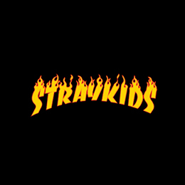 Fotonášivka STRAY KIDS - Thrasher Logo Flame