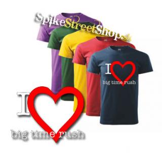 I LOVE BIG TIME RUSH - farebné pánske tričko