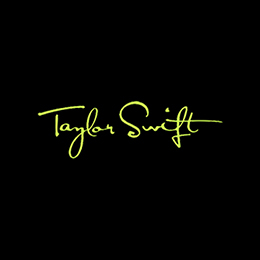 Fotonášivka TAYLOR SWIFT - Logo Signature