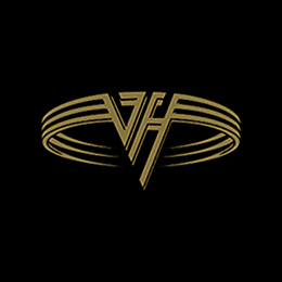 Fotonášivka VAN HALEN - Logo Gold Circle