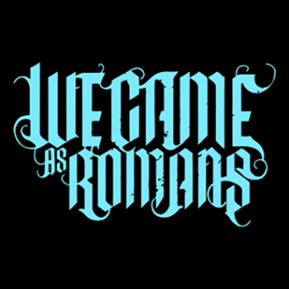 Fotonášivka WE CAME AS ROMANS - Cyan Logo