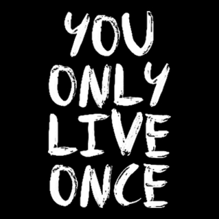 Fotonášivka YOU ONLY LIVE ONCE