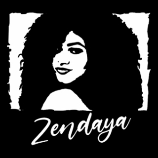 Fotonášivka ZENDAYA - Logo & Portrait
