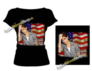 JUSTIN BIEBER - American Portrait - dámske tričko