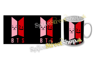 Hrnček BTS - Emoji BT21 Logo COLOUR