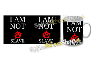 Hrnček I AM NOT A SLAVE - Červené A
