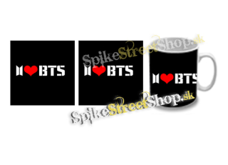 Hrnček I LOVE BTS - Logo