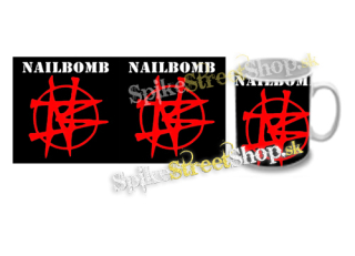 Hrnček NAILBOMB - Logo Crest