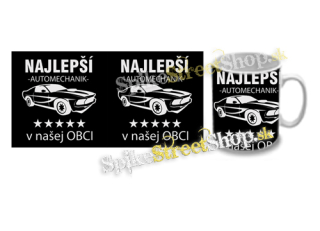 Hrnček NAJLEPŠÍ AUTOMECHANIK v našej OBCI
