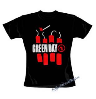 GREEN DAY - Bombs - čierne dámske tričko