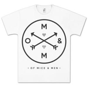 OF MICE & MEN - Directional White - biele pánske tričko