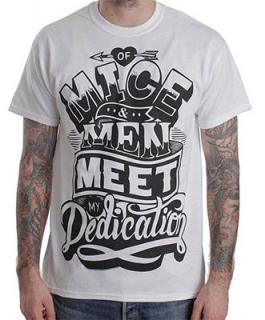 OF MICE & MEN - My Dedication White - biele pánske tričko