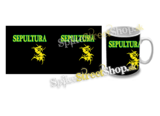 Hrnček SEPULTURA - Brasil Yellow Logo