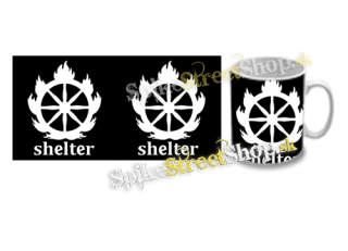 Hrnček SHELTER - Logo