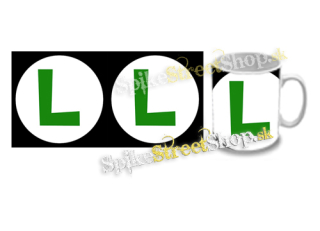 Hrnček SUPER MARIO - Green Luigi Logo