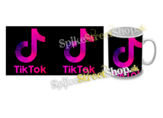 Hrnček TIK TOK - Logo Rainbow