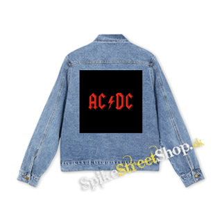 ACDC - Red Logo Vintage - štvorcová chrbtová nášivka