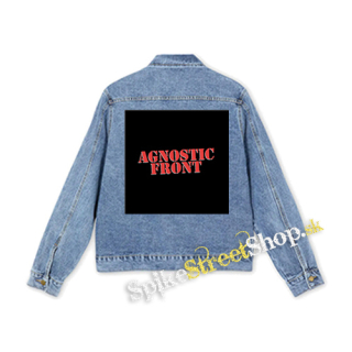 AGNOSTIC FRONT - Logo Red - štvorcová chrbtová nášivka