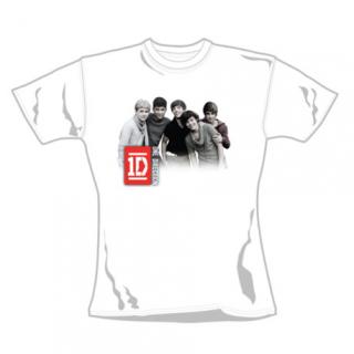 ONE DIRECTION - Group Photo White - biele dámske tričko