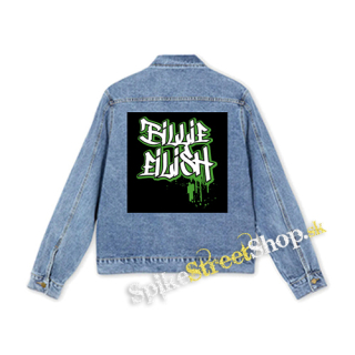 BILLIE EILISH - Painted Graffiti Logo - štvorcová chrbtová nášivka