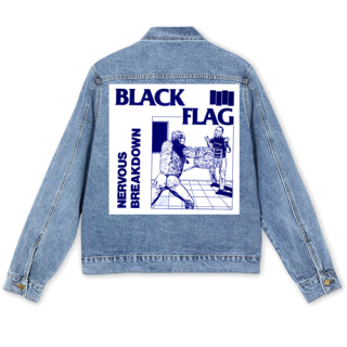 BLACK FLAG - Nervous Breakdown - štvorcová chrbtová nášivka