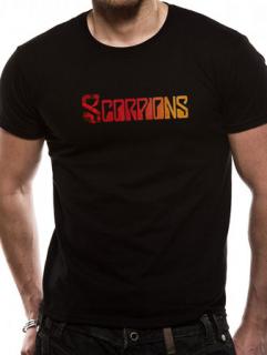SCORPIONS - Logo - čierne pánske tričko (-40%=Výpredaj)
