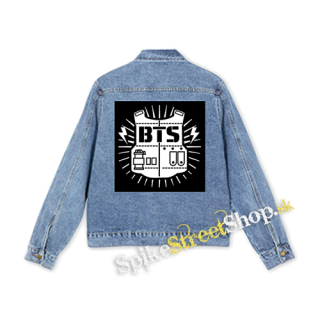 BTS - BANGTAN BOYS - Logo Design - štvorcová chrbtová nášivka