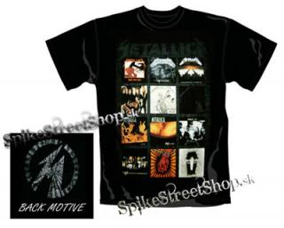 METALLICA - Albums - čierne pánske tričko