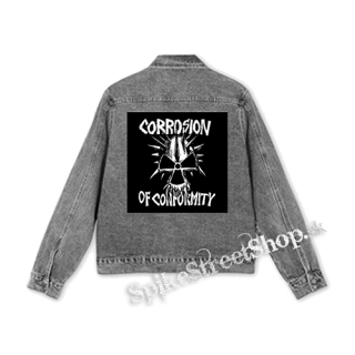 CORROSION OF CONFORMITY - Logo Skull  (2) - štvorcová chrbtová nášivka
