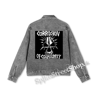 CORROSION OF CONFORMITY - Logo Skull - štvorcová chrbtová nášivka