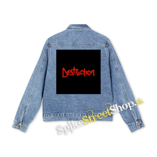 DESTRUCTION - Red Logo - štvorcová chrbtová nášivka