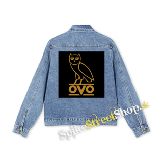 DRAKE - Gold OVO Logo - štvorcová chrbtová nášivka
