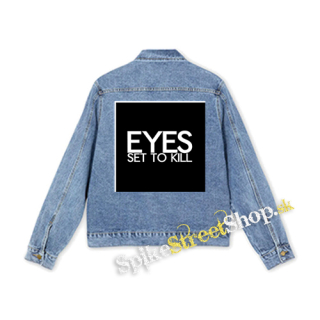 EYES SET TO KILL - Logo - štvorcová chrbtová nášivka