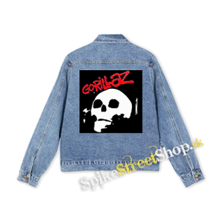 GORILLAZ - Skull - štvorcová chrbtová nášivka