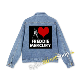 I LOVE FREDDIE MERCURY - štvorcová chrbtová nášivka