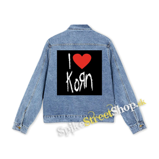 I LOVE KORN - štvorcová chrbtová nášivka