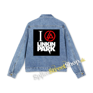 I LOVE LINKIN PARK - Crest Motive - štvorcová chrbtová nášivka