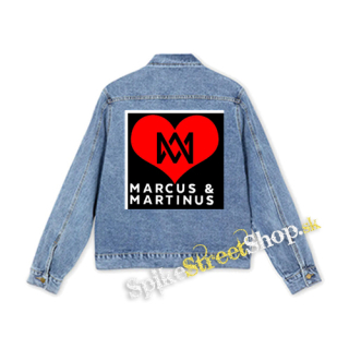 I LOVE MARCUS & MARTINUS - Motive 2 - štvorcová chrbtová nášivka