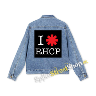 I LOVE RED HOT CHILI PEPPERS - štvorcová chrbtová nášivka