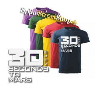 30 SECONDS TO MARS - Big Logo - farebné pánske tričko