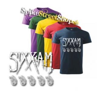 SIXX A.M. - farebné pánske tričko