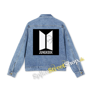 JUNGKOOK - BTS Logo & Portrait - štvorcová chrbtová nášivka