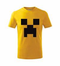 MINECRAFT - Creeper - žlté pánske tričko