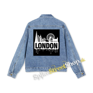LONDON - štvorcová chrbtová nášivka