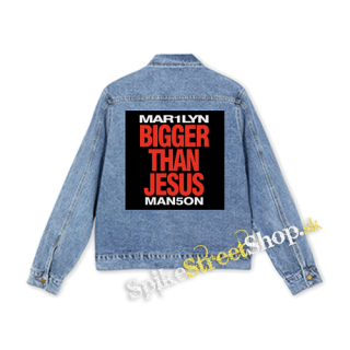 MARILYN MANSON - Bigger Than Jesus - štvorcová chrbtová nášivka