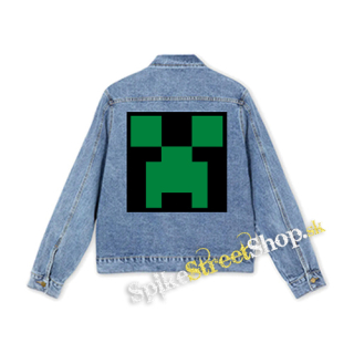 MINECRAFT - Green Creeper - štvorcová chrbtová nášivka